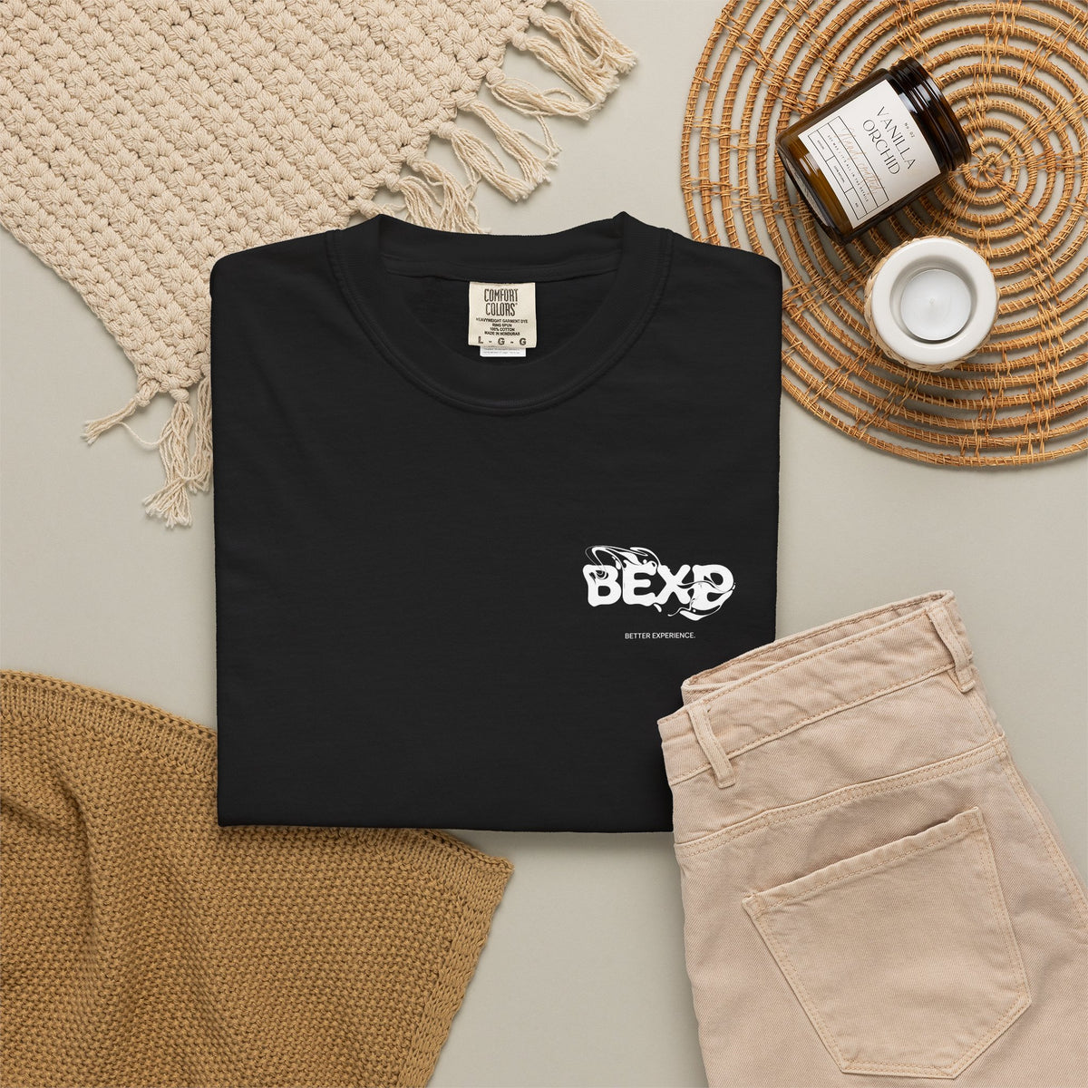 BEXP — Liquid Mark Tee — Black